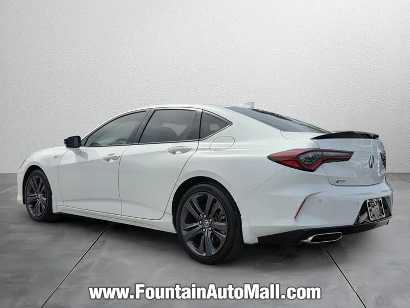 Used 2023 Platinum White Pearl Acura FWD W/A-SPEC PACKAGE image 3