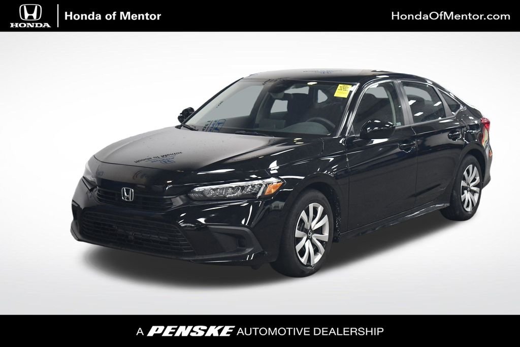 Certified Used 2024 Crystal Black Pearl Honda LX image 1