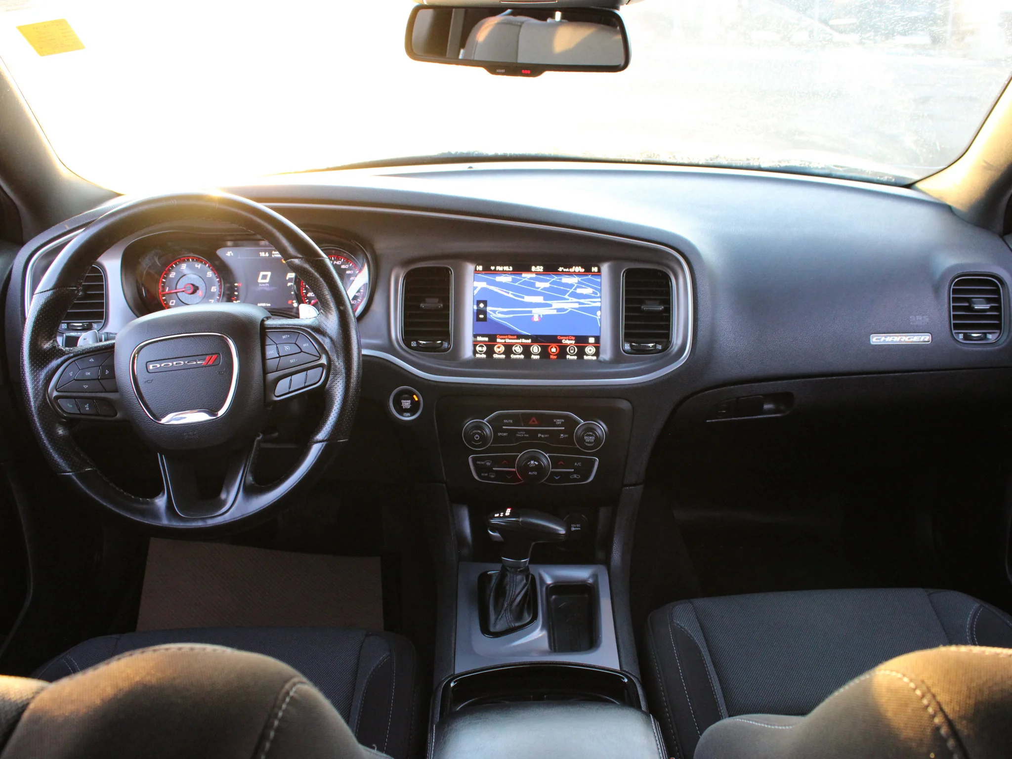 Certified Used 2021 Green Dodge SXT * 300HP V6 | Blacktop Package | Heated Seats | Navigation | F8 Green Metallic image 4
