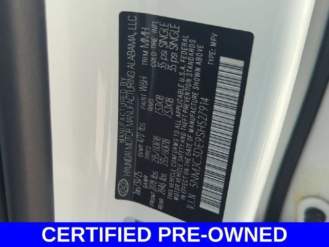 Certified Used 2025 White Hyundai SEL Convenience image 33