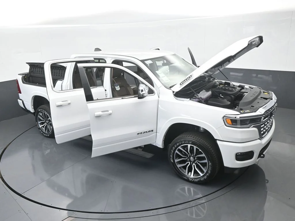 Used 2025 Bright White Clearcoat Ram Limited image 72