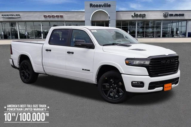 New 2026 Bright White Clear-Coat Exterior Paint RAM Laramie image 1