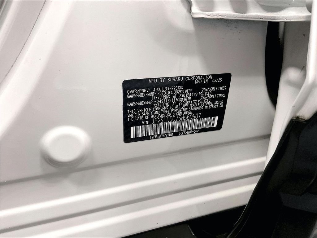 Used 2025 White Subaru Premium image 36