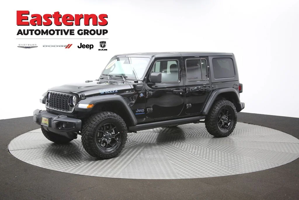 Used 2025 Black Jeep Willys 4xe image 57