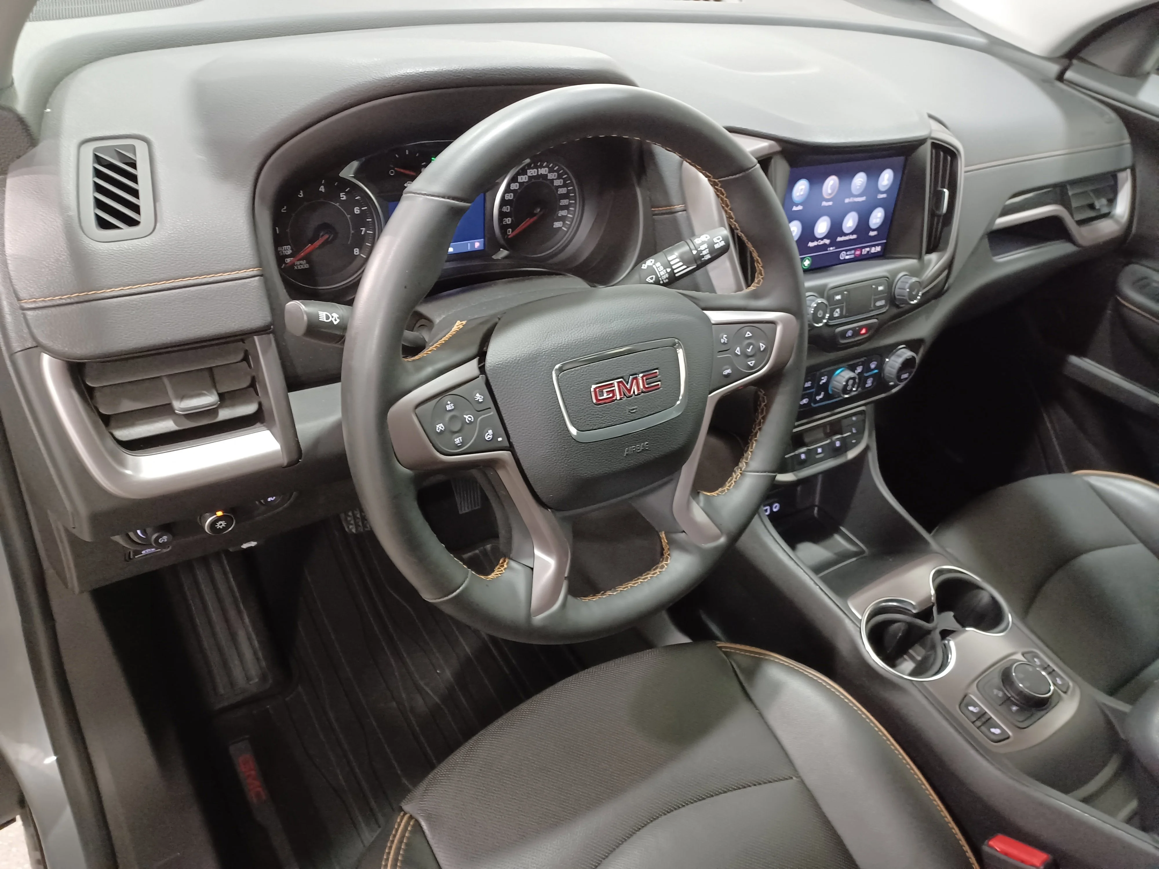 Certified Used 2024 Gray GMC AT4 AWD *Adaptive Cruise | Remote Start | Htd Wheel & Leather | Blind Spot Detection | Park Assist image 12
