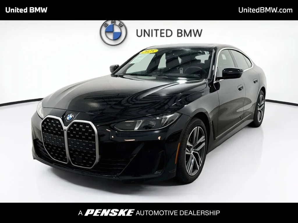 Certified Used 2025 Jet Black BMW 430i xDrive Gran Coupe image 1