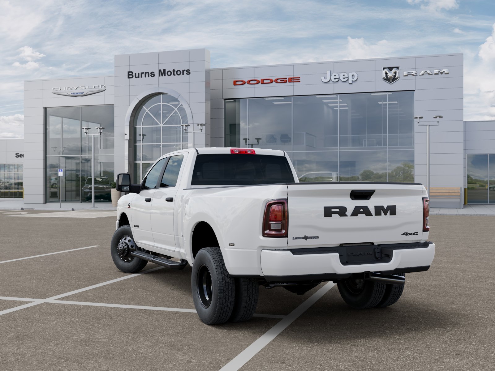 New 2026 Bright White Clear-Coat Exterior Paint RAM Lone Star Night Edition Dually image 29