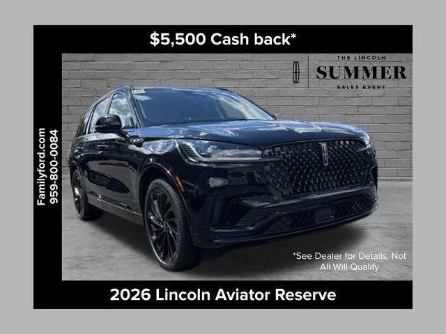 New 2026 Black Lincoln Reserve image 1