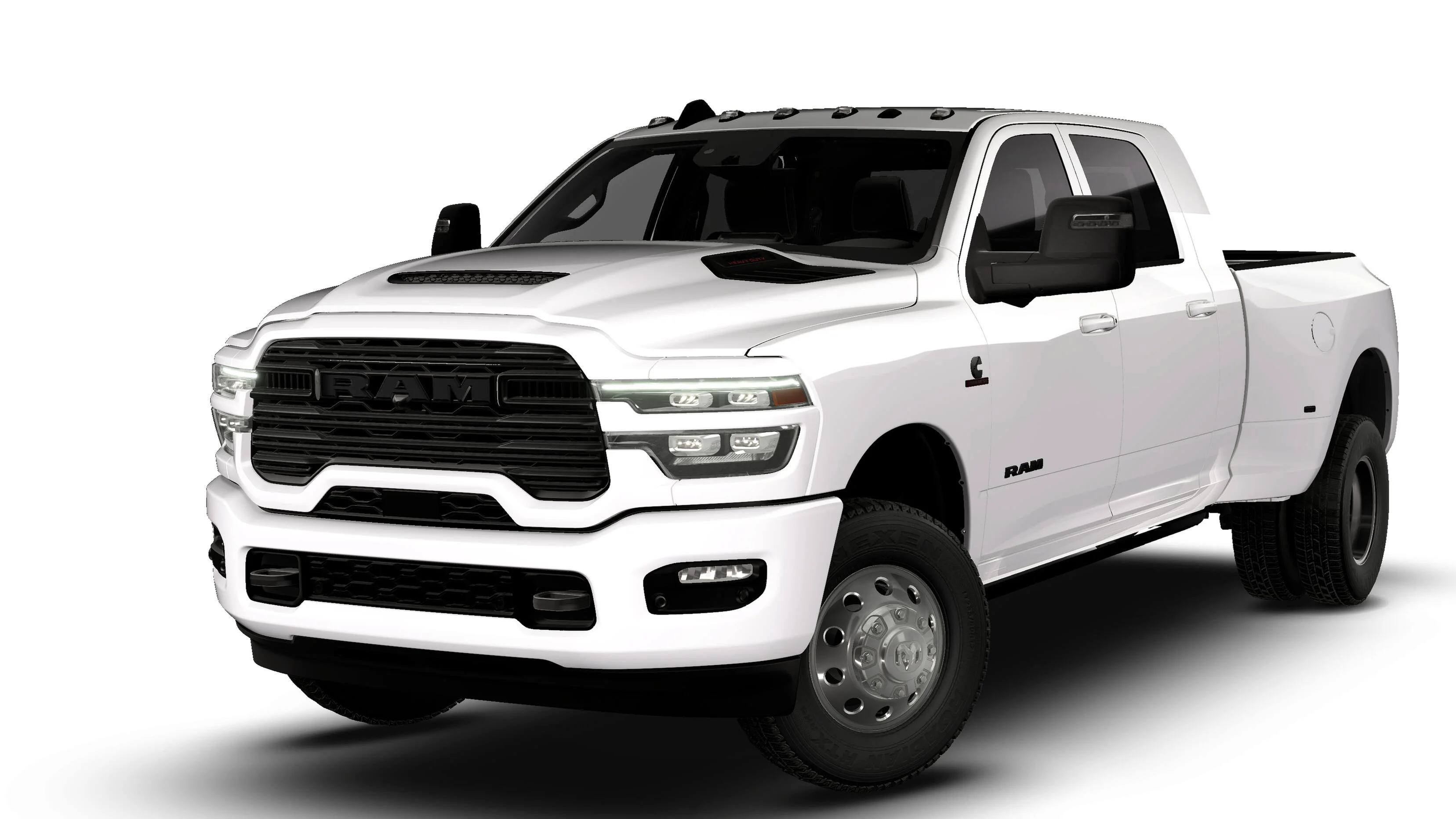 New 2026 Bright White Clear-Coat Exterior Paint RAM LARAMIE image 13
