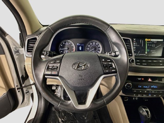 Used 2017 Dazzling White Hyundai Limited image 9