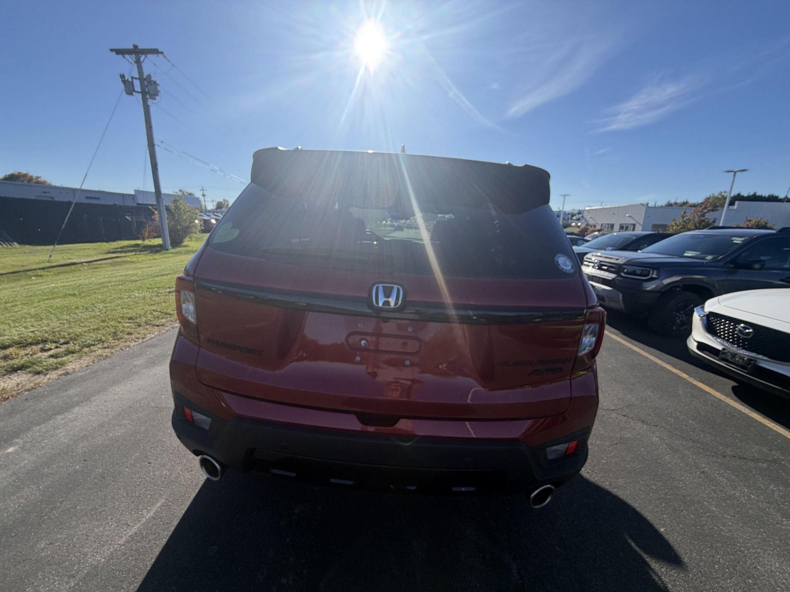 Used 2024 Radiant Red Metallic II Honda Black Edition image 6