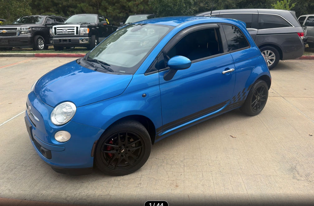 Used 2015 Blue FIAT Pop image 1