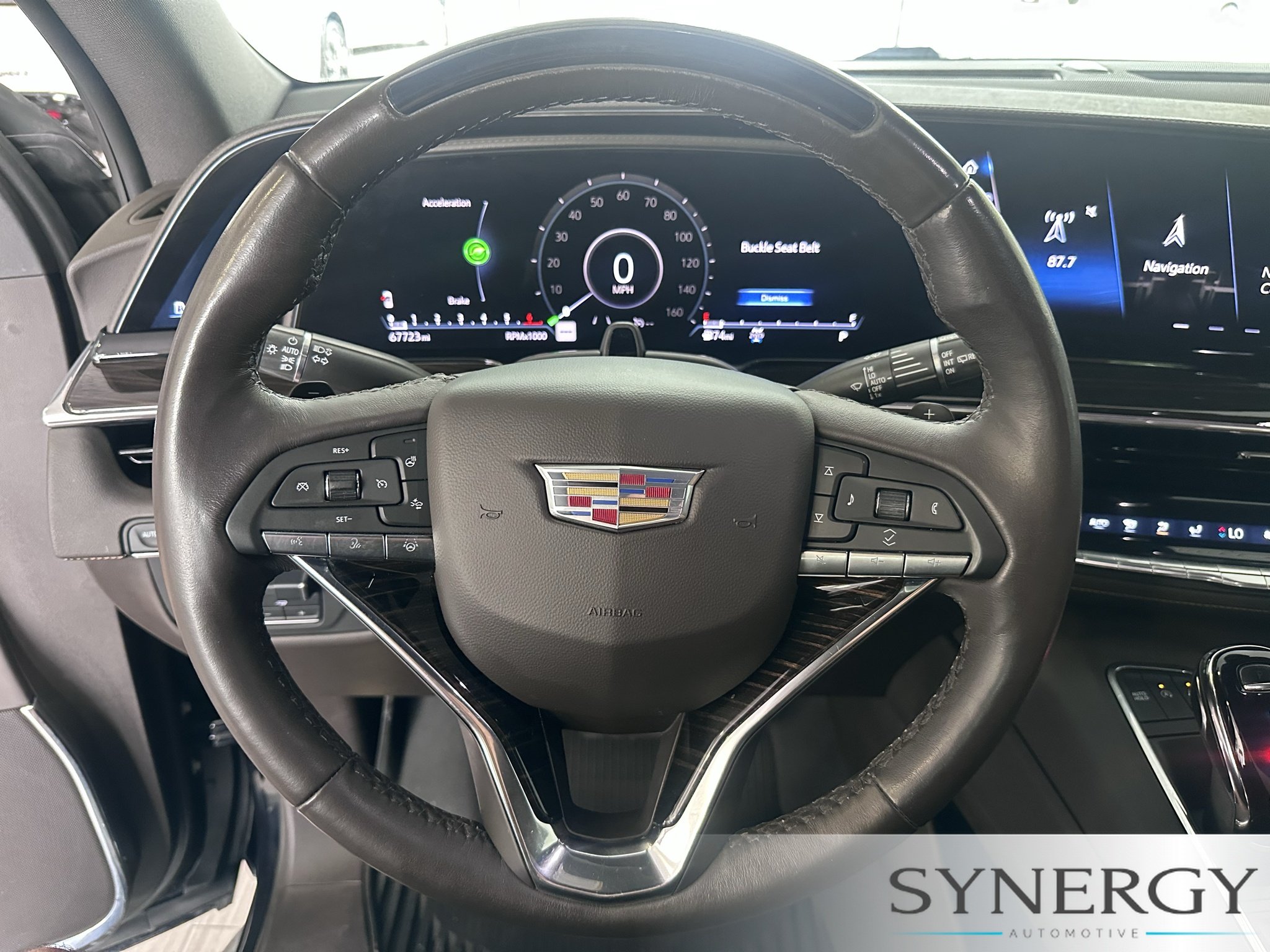 Used 2023 Dark Moon Blue Metallic Cadillac 4WD Sport image 21