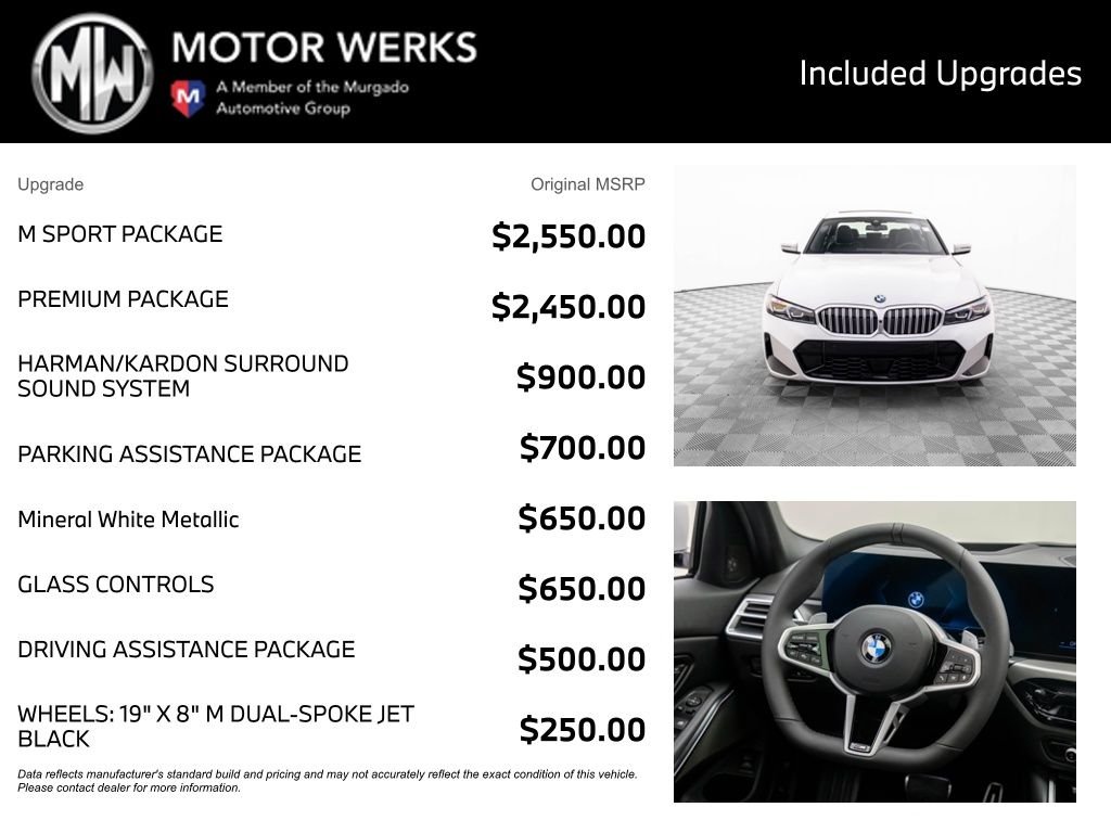New 2026 Mineral White Metallic BMW 330i xDrive image 4