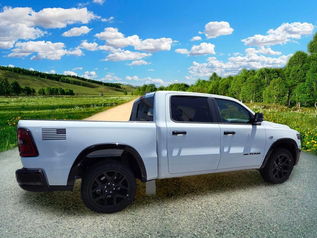 New 2026 Bright White Clear-Coat Exterior Paint RAM Laramie image 6