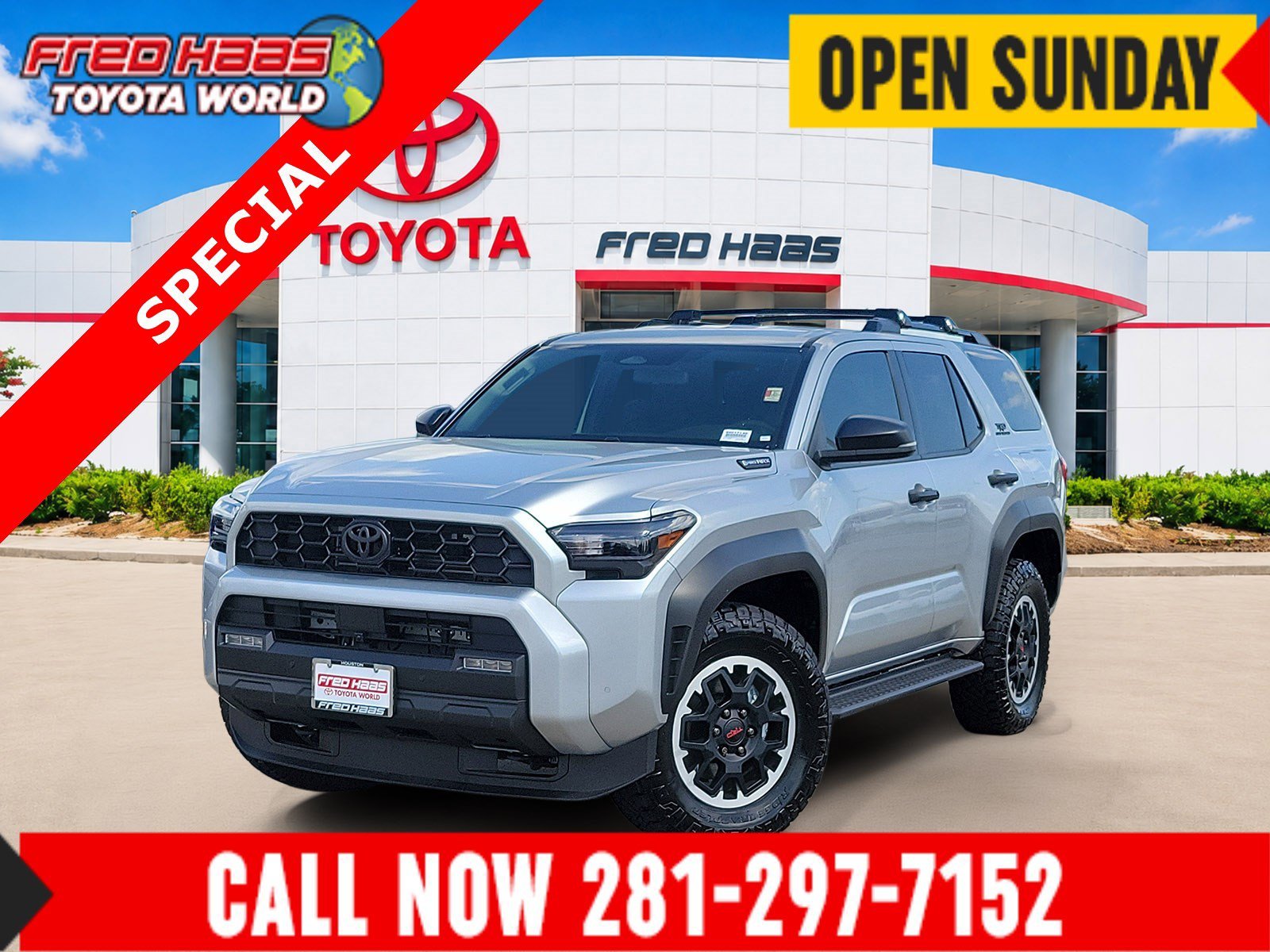 Certified Used 2025 Silver Toyota Hybrid TRD Off Road Premium image 1