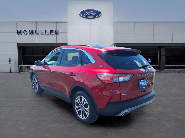 Certified Used 2021 Red Metallic Ford SEL image 7