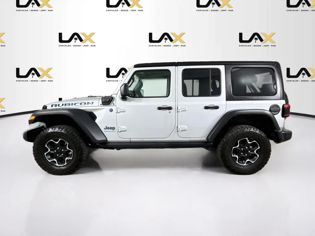 Used 2023 Silver Jeep Rubicon 4xe image 4