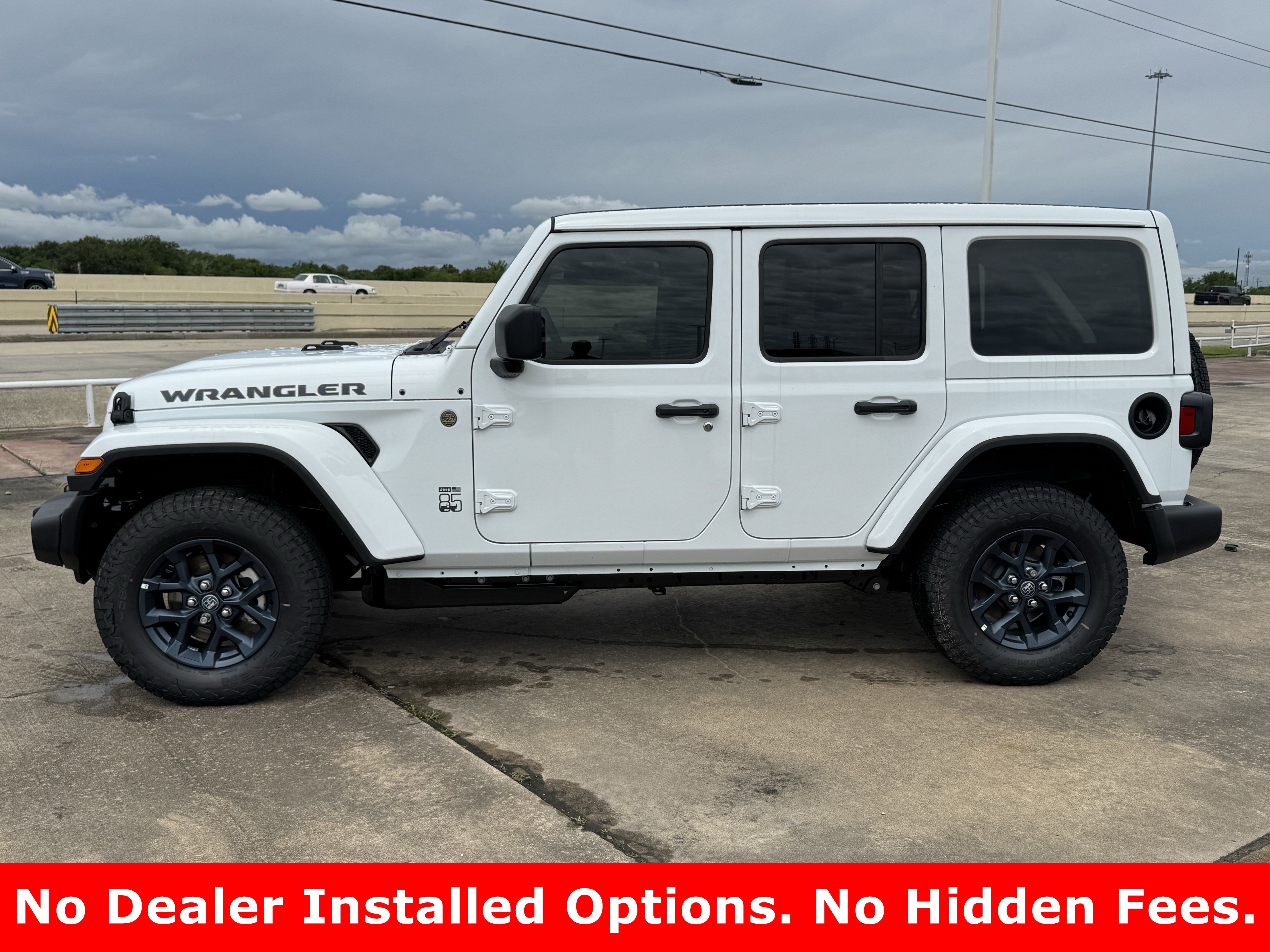 New 2026 Bright White Clear-Coat Exterior Paint Jeep 85th Anniversary image 6