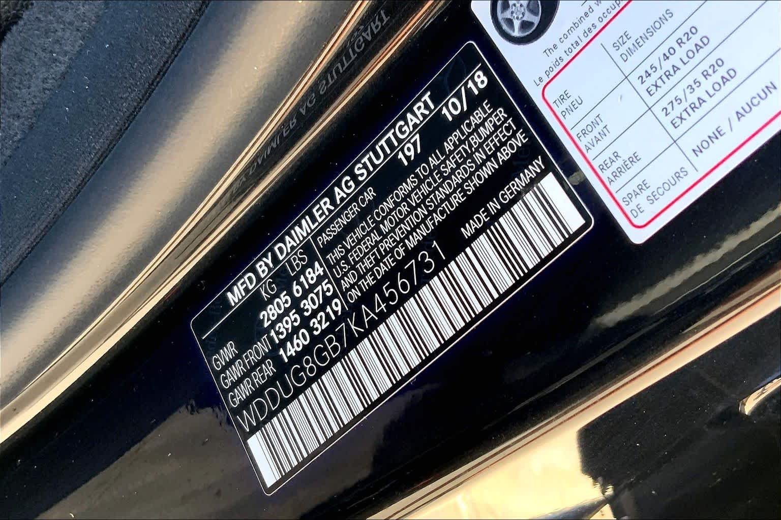 Used 2019 Obsidian Black Metallic Mercedes-Benz S 560 image 37