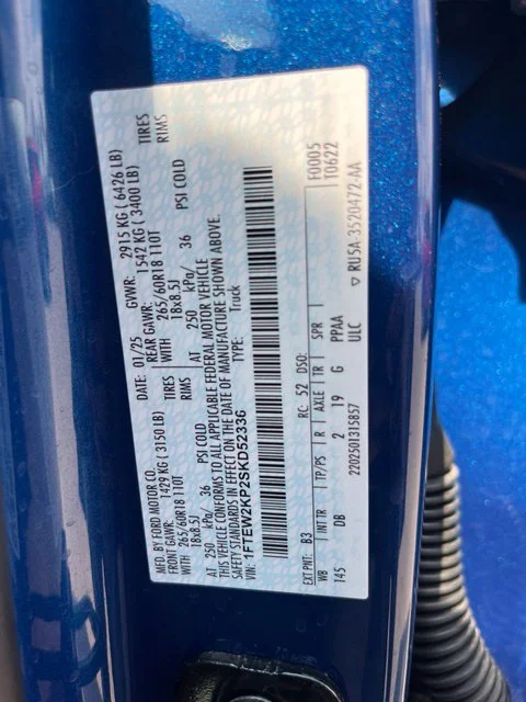 Used 2025 Blue Ford STX image 14