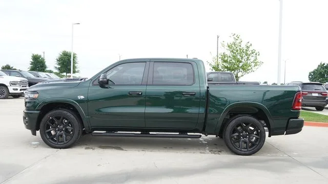 New 2026 Serrano-Green Metallic Exterior Paint RAM Laramie image 3