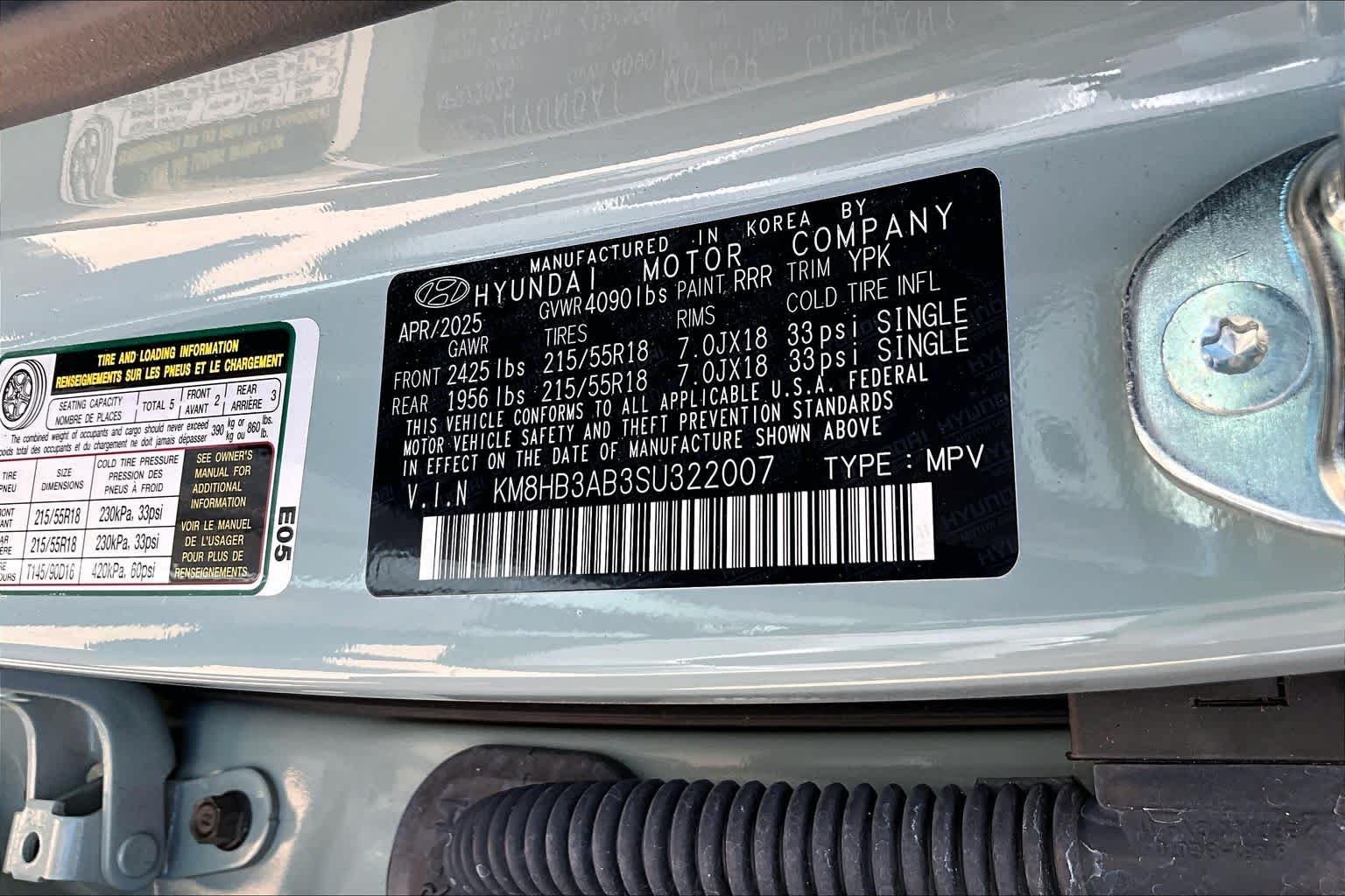 Used 2025 Mirage Green Hyundai SEL image 30