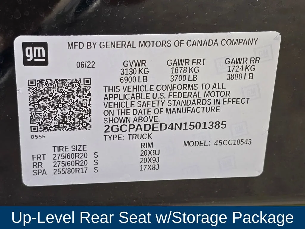 Used 2022 Black Chevrolet RST image 11