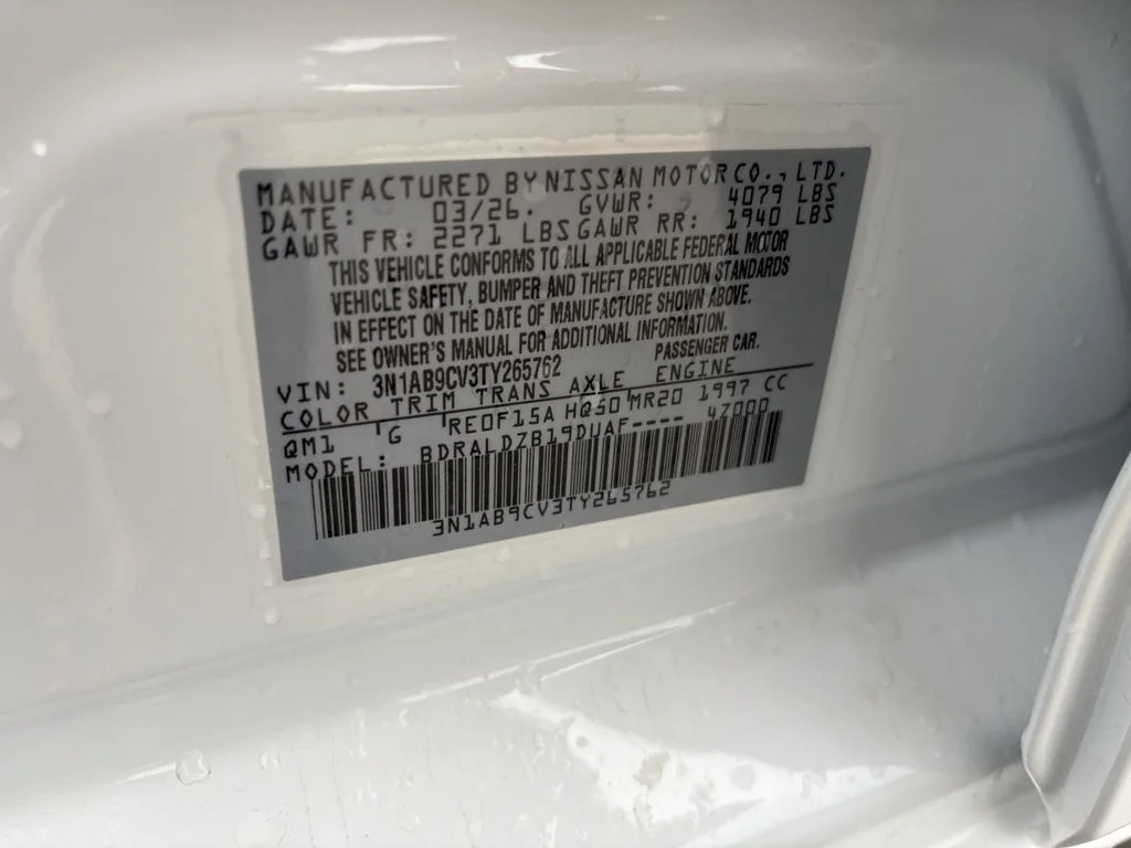 New 2026 White Nissan SV image 25
