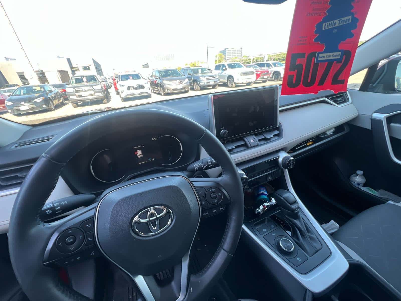 Used 2025 Ruby Flare Pearl Toyota Hybrid XLE image 8