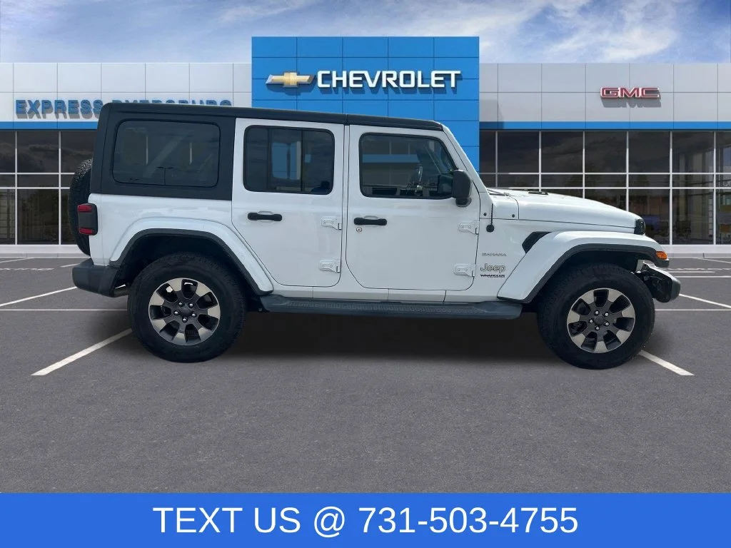 Used 2018 White Jeep Unlimited Sahara image 7