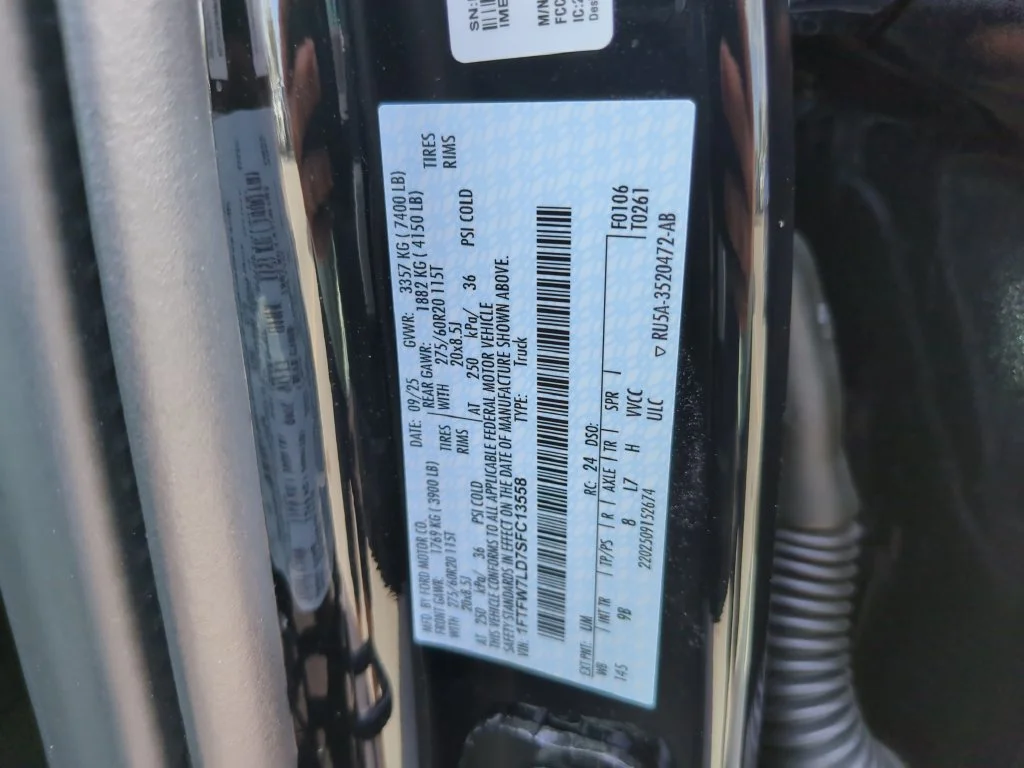 Used 2025 Agate Black Metallic Ford Platinum image 44