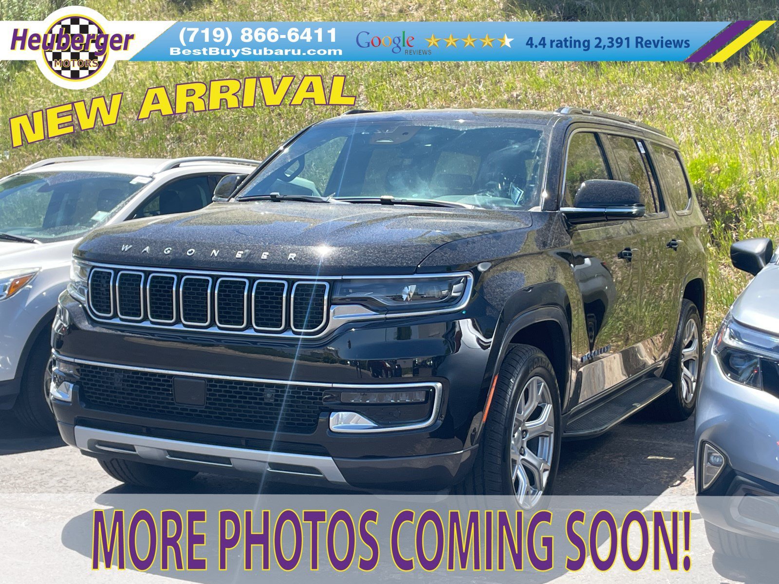 Used 2022 Diamond Black Crystal Pearlcoat Jeep Series II image 1