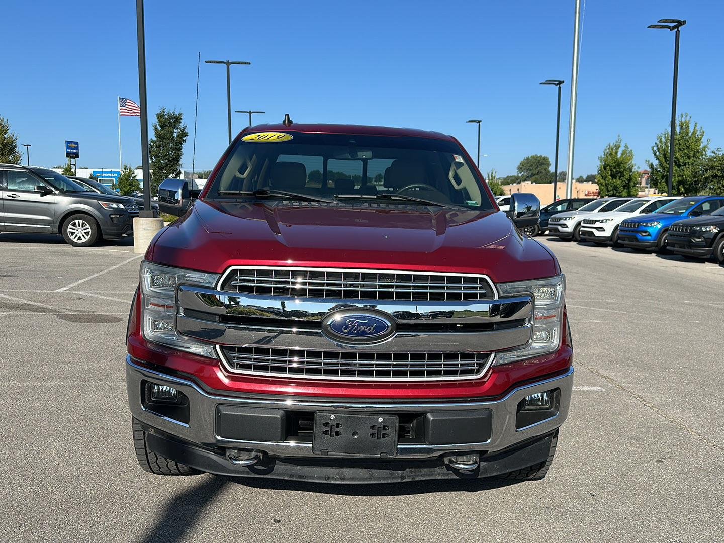 Used 2019 Ruby Red Metallic Tinted Clearcoat Ford LARIAT image 7