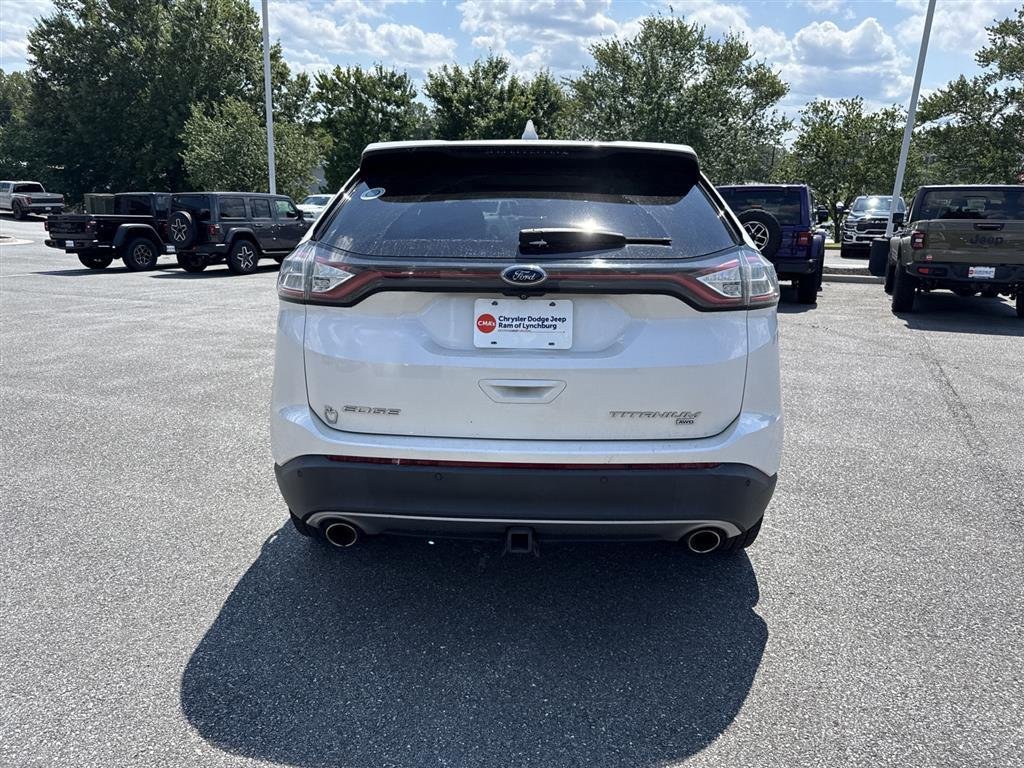 Used 2018 White Platinum Metallic Tri-Coat Ford Titanium image 6