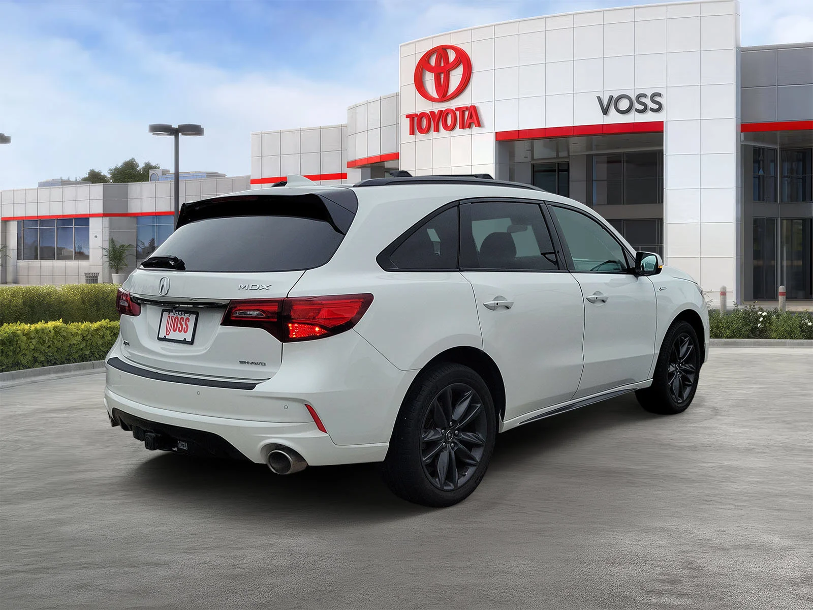 Used 2020 WHITE Acura SH-AWD w/Tech w/A-SPEC image 4