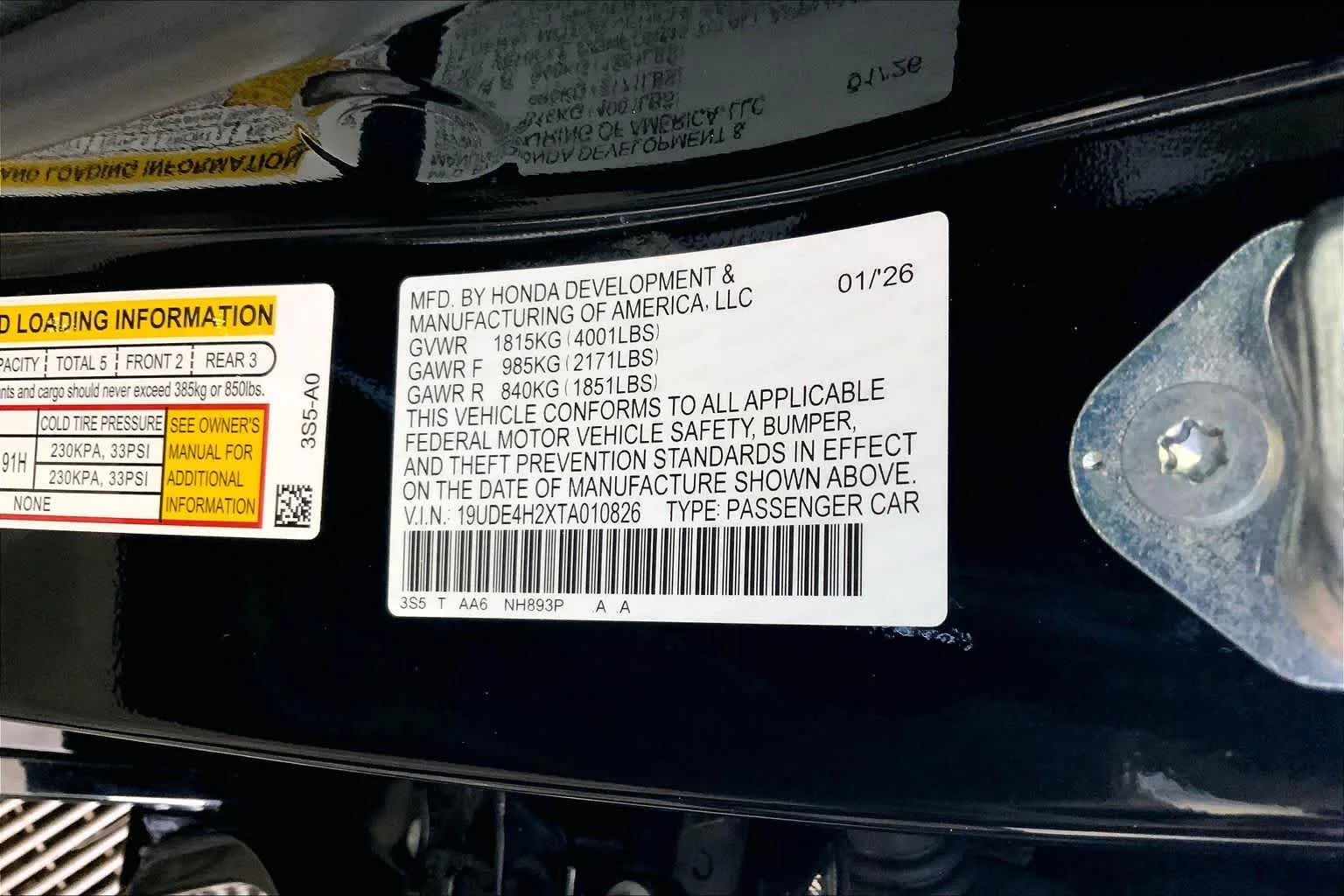 Certified Used 2026 Majestic Black Pearl Acura BASE image 34