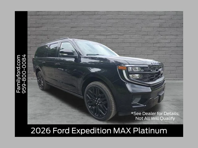 New 2026 Agate Black Metallic Ford MAX Platinum® image 1