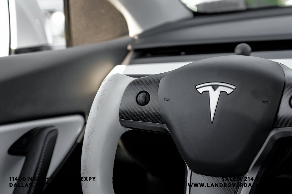 Used 2022 Pearl White Multi-Coat Tesla Performance image 14