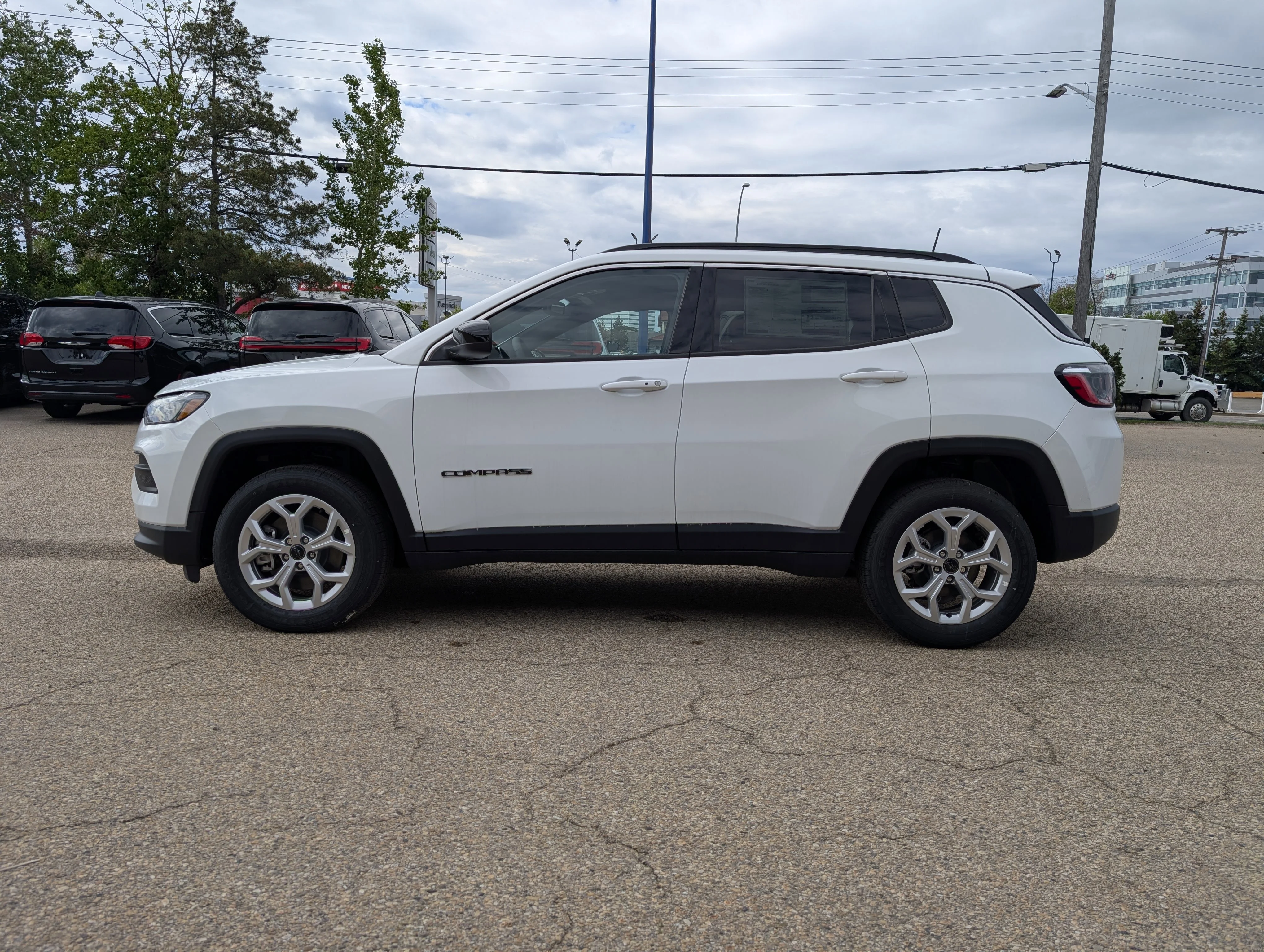 New 2026 Bright White Jeep North image 3