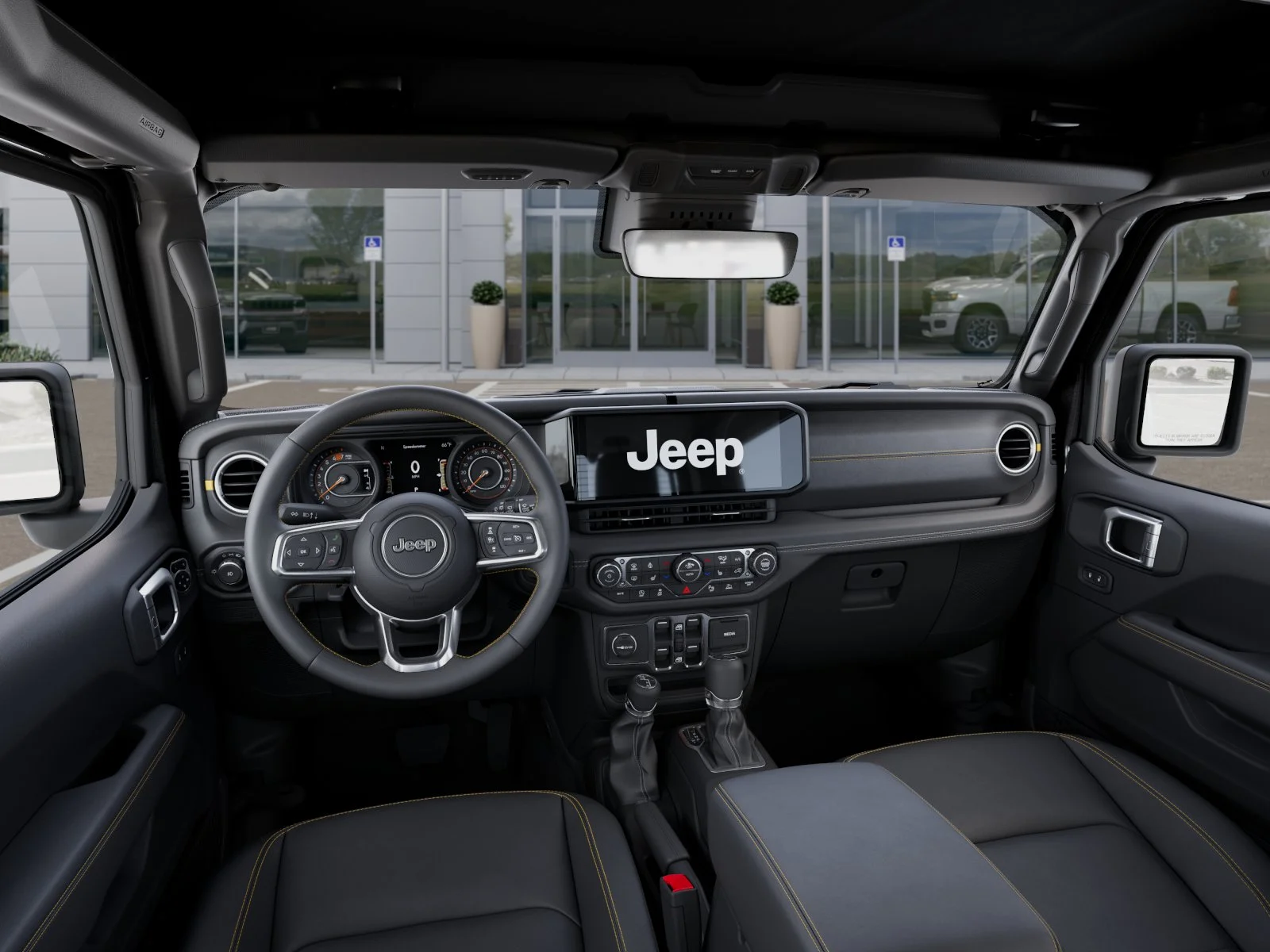 New 2025 Granite Crystal Metallic Clear-Coat Exterior Paint Jeep Sahara image 40