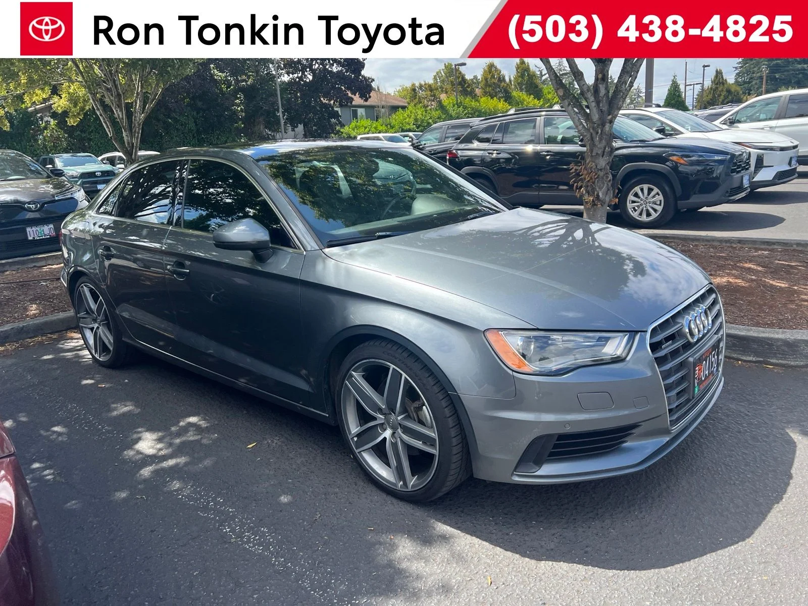 Used 2015 Monsoon Gray Metallic Audi 2.0T Premium Plus image 1
