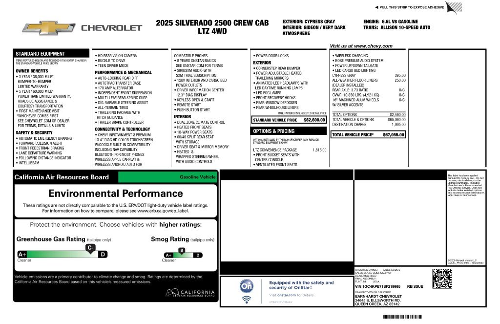 Certified Used 2025 Gray Chevrolet LTZ image 4
