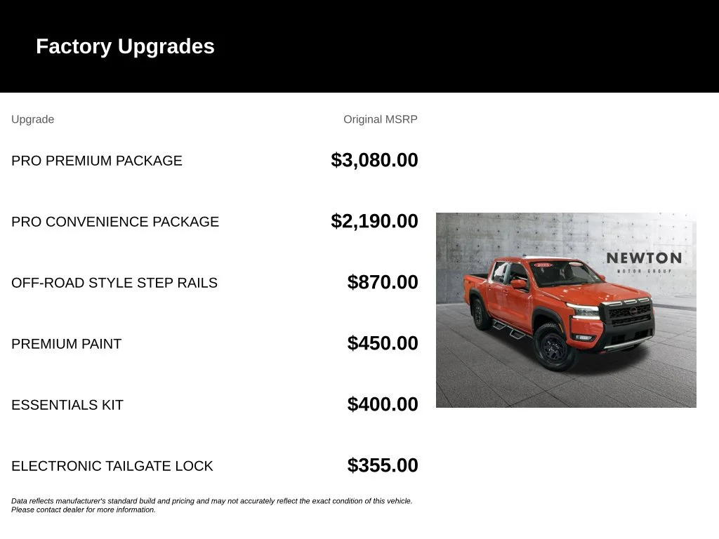 Certified Used 2025 Afterburn Orange Nissan PRO-4X image 6