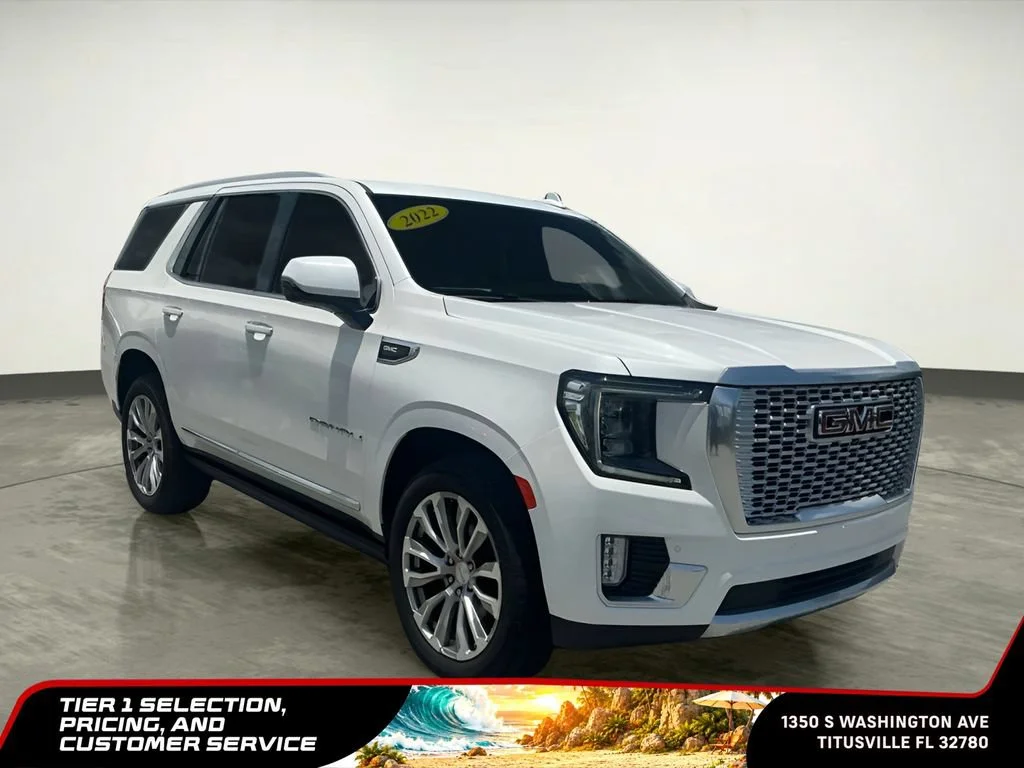 Used 2022 White Frost Tricoat GMC Denali image 14