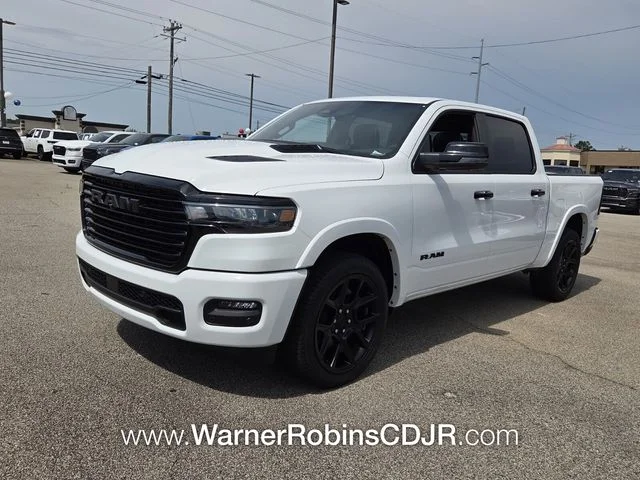 New 2026 Bright White Clear-Coat Exterior Paint RAM Laramie image 3