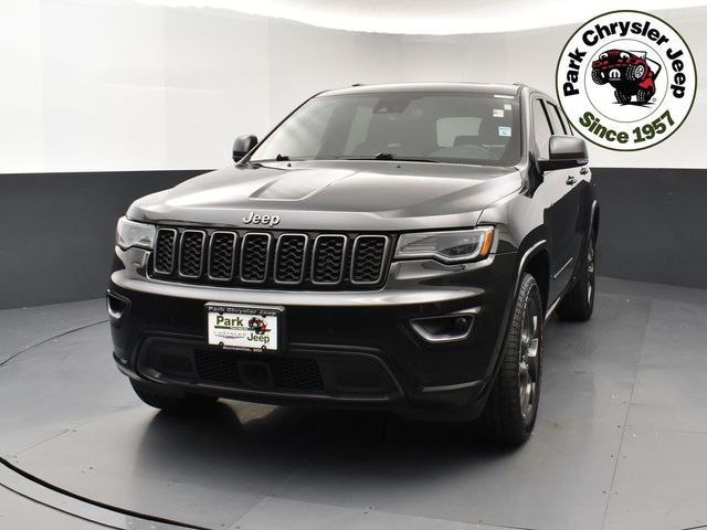 Used 2021 Jeep Grand Cherokee 80th Edition with VIN 1C4RJFBG8MC808201 for sale in Burnsville, Minnesota