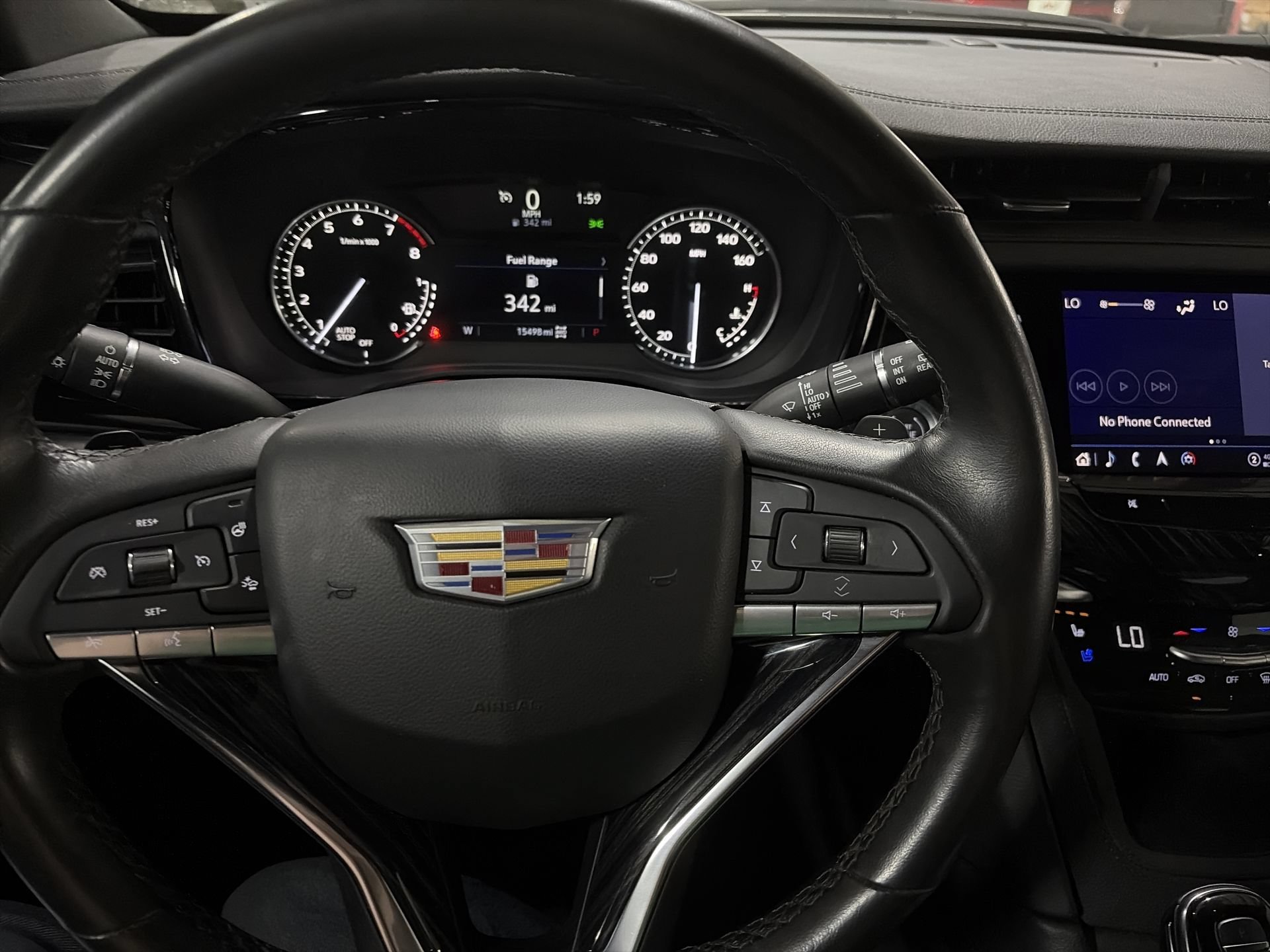 Used 2025 Stellar Black Metallic Cadillac Premium Luxury image 12