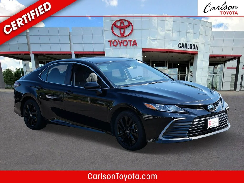 Certified Used 2024 Black Toyota LE image 1