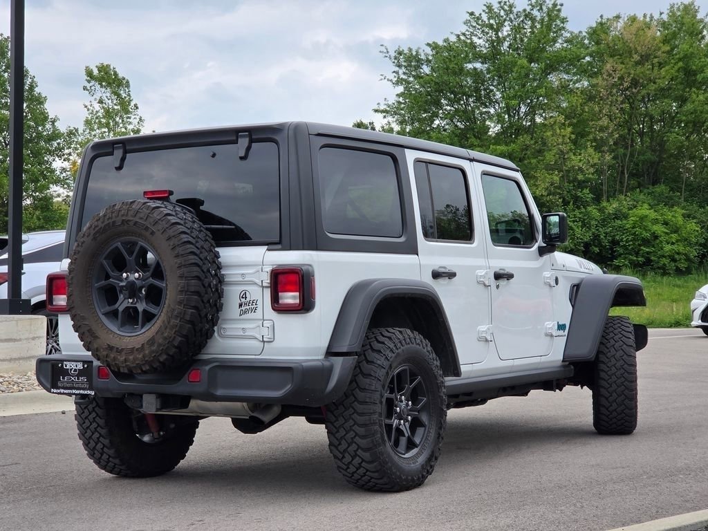 Used 2024 Bright White Clearcoat Jeep Willys image 26